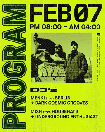 Outer Heaven presents: Menki at Outer Heaven Outer Heaven presents: Menki at Outer Heaven