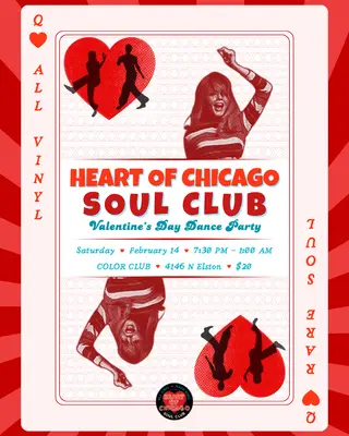 Valentine's Day Heart of Chicago Soul Club Dance Party at Color Club