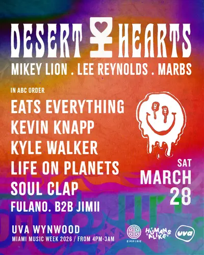 Desert Hearts Open-Air (Miami Music Week 2026) - EDM event at UVA UVA Wynwood in Miami