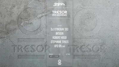 TRESOR - 35 YEARS ANNIVERSARY - EDM event at Mia Mao in Paris