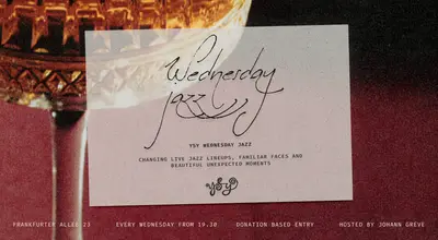 YSY Wednesday Jazz - EDM event at YSY in Berlin