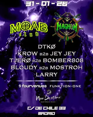 MOAB at New Destino Electronic Club