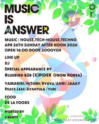 MUSIC IS ANSWER at or MUSIC IS ANSWER at or