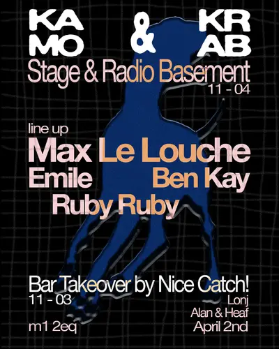 kamo & krab at Stage & Radio - EDM event at Stage and Radio in Manchester