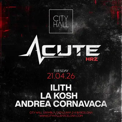 Techno Tuesday (Free Entry) - EDM event at City Hall in Barcelona