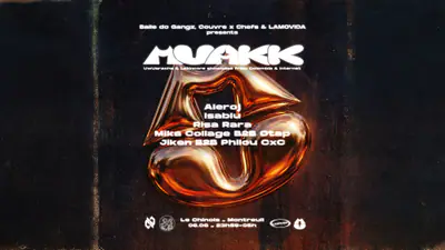 MUAKK SHOWCASE + RISA RARA curated by Baile do Gangz // Couvre x Chefs // LAMOVIDA - EDM event at Le Chinois in Paris