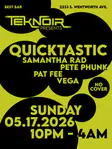 TEKNOIR at BEST BAR feat. Quicktastic Chicago 2026 | Tickets & Lineup - Events EDM news from EDMDanceDirectory.com