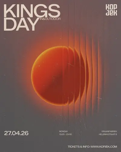 KopjeK Kingsday - EDM event at Graanfabriek in Groningen