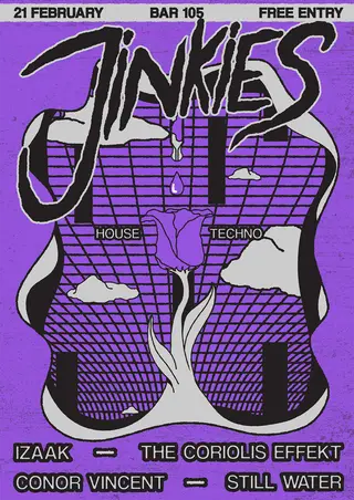 Jinkies with Still Water & The Coriolis Effekt at Bar 105