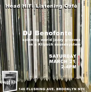 Head Hifi Listening Café presents DJ Benofonte at Head Hifi Head Hifi Listening Café presents DJ Benofonte at Head Hifi