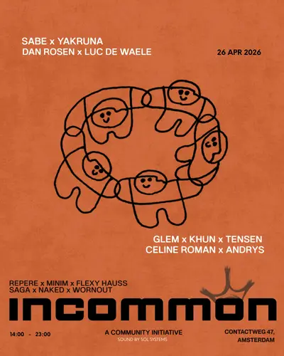 INCOMMON - An outdoor daytime community initiative - EDM event at CONTACT in Amsterdam