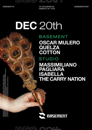 Oscar Mulero / Quelza / cotton / Massimiliano Pagliara / ISAbella / The Carry Nation at BASEMENT