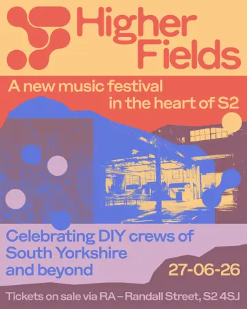 Higher Fields Festival 2026 at TBA - Randall Street, S2 Higher Fields Festival 2026 at TBA - Randall Street, S2