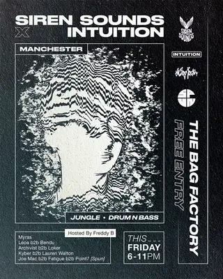Siren Sounds x Intuition - Bag Factory Takeover at The Bag Factory