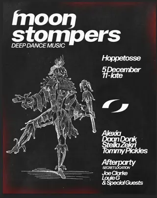 Moonstompers: Stella Zekri, Alexia, Daan Donk, Tommy Pickles at Hoppetosse