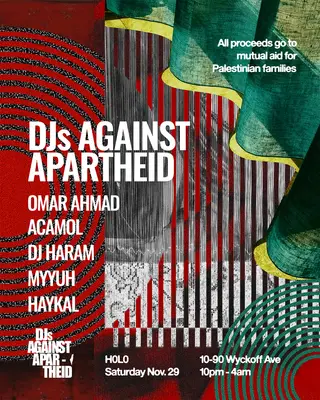 DJs Against Apartheid at H0L0 DJs Against Apartheid at H0L0