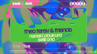 Theo Terev invite Nariaki Obukuro & Seiji Ono at Sacré Theo Terev invite Nariaki Obukuro & Seiji Ono at Sacré