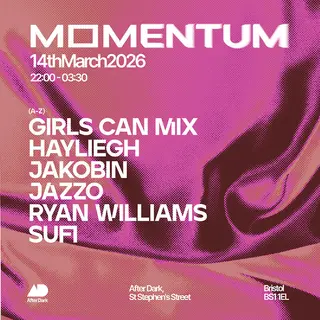 Momentum At After Dark w/ Girls Can Mix, Jakobin,Hayliegh & More at After Dark Momentum At After Dark w/ Girls Can Mix, Jakobin,Hayliegh & More at After Dark