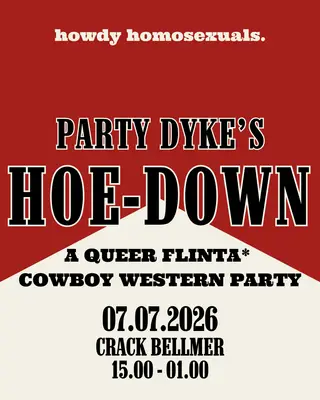 Party Dyke's Hoe-Down: A Queer FLINTA* Cowboy Western Party at Crack Bellmer