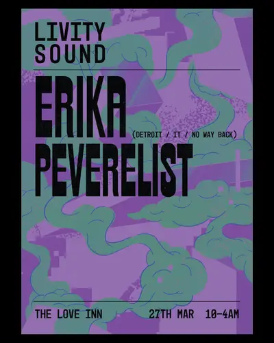 Livity Sound with Erika and Peverelist - EDM event at The Love Inn in Bristol