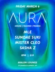 AURA Dance Party at Avalon Lounge thumbnail
