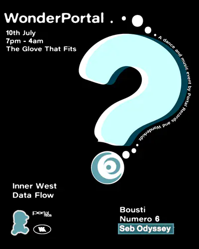 WonderPortal by Portal Recs & Wonderkidz w Seb Odyssey, Bousti, Numero 6, Inner West, Data Flow - EDM event at The Glove That Fits in London