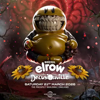 elrow Bristol 'Delusionville' - EDM event at The Prospect Building in Brussels