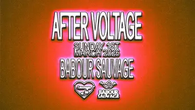 ¡After Voltage: Camion Bazar Curates #2 - EDM event at Babour Sauvage in Barcelona