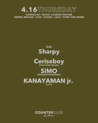 COUNTERCLUB THURSDAY at COUNTER CLUB