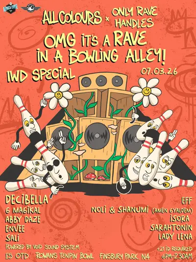 OMG IT'S A RAVE IN A BOWLING ALLEY - EDM event at Rowans Tenpin Bowl in London