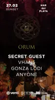 SECRET GUEST & MORE ARTISTS [ORUM SUNSET] - by ZAFARI EXPERIENCE, MAR DEL PLATA thumbnail