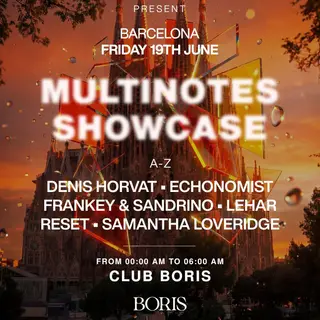 Off Barcelona - Multinotes Showcase at BORIS CLUB