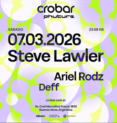 Crobar Phuture Pres.: Steve Lawler - EDM event at Crobar - Buenos Aires in Manchester