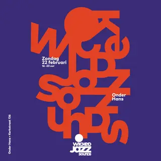 Wicked Jazz Sounds presents VELVILLE (live) + DJs PHIL HORNEMAN & DIDIER STIJN at Onder Hans