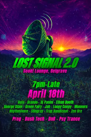 LOST SIGNAL 2.0 at Sooki Lounge