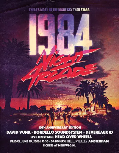 1984 Night at the Arcade: 10th anniversary - EDM event at Melkweg in Amsterdam