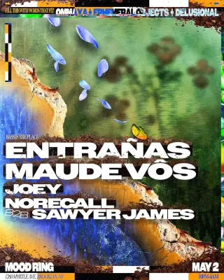 Ommaya x Ephemeral Objects x Delusional: Entrañas & Maude Vôs at Mood Ring Ommaya x Ephemeral Objects x Delusional: Entrañas & Maude Vôs at Mood Ring