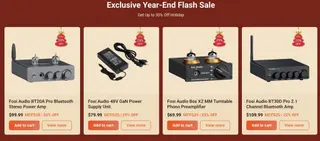 Fosi Audio Holiday Sale Makes Modular HiFi More Accessible - EDM news article