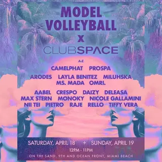 Club Space Joins Model Volleyball For Miami Beach Weekender - EDM news article