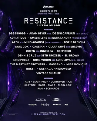 Ultra 2026 Rounds Out Resistance Lineup With Impressive Additions - EDM news article