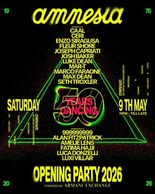 Amnesia Ibiza Marks 50 Years with Spectacular Opening Party Launch - EDM news article Amnesia Ibiza Marks 50 Years with Spectacular Opening Party Launch - EDM news article