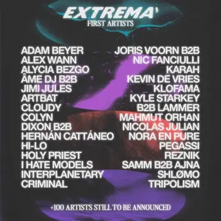 Extrema Outdoor Reveals Impressive 2026 Lineup - EDM news article
