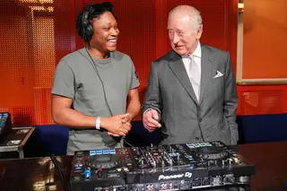 King Charles Tries DJing During Manchester Arts Visit - EDM news article King Charles Tries DJing During Manchester Arts Visit - EDM news article
