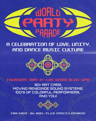 Insomniac Announces Plans for World Party Parade on Las Vegas Strip - EDM news article Insomniac Announces Plans for World Party Parade on Las Vegas Strip - EDM news article